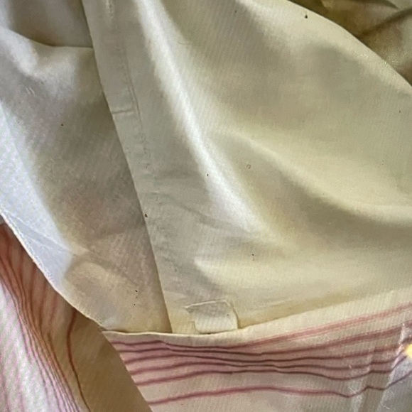 Pottery Barn Kids 100% Silk Curtain Striped 50“x63“ - Picture 9 of 11